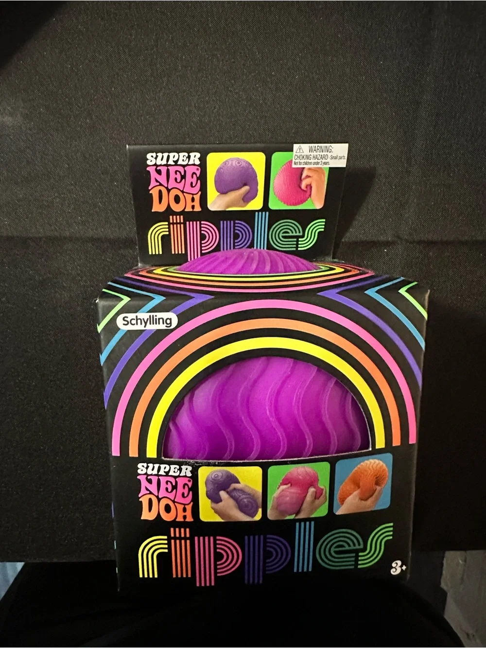 Schylling Super NeeDoh Ripples Sensory Toy - Purple